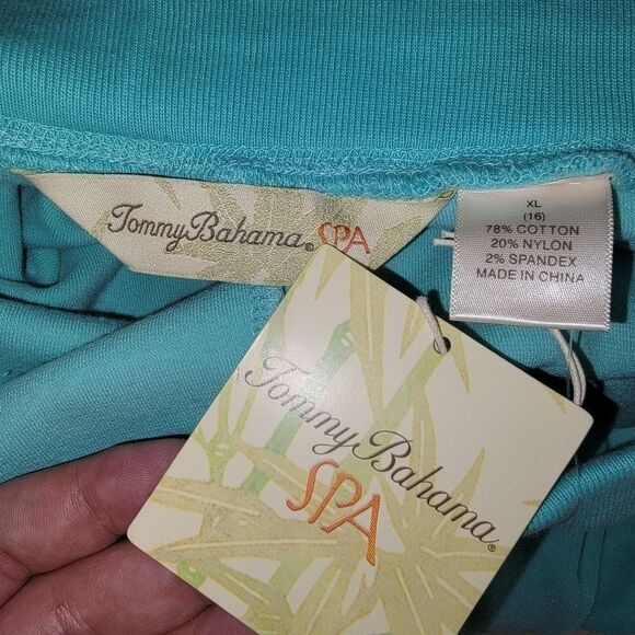 Tommy Bahama Spa Nwt Vintage velour straight leg pants XL - Picture 4 of 4